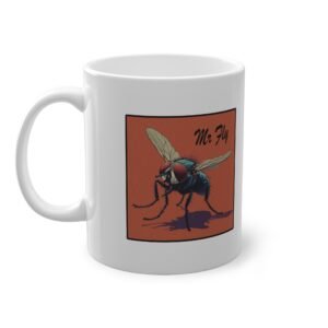 Mr Fly 4 White | Keramička šalica