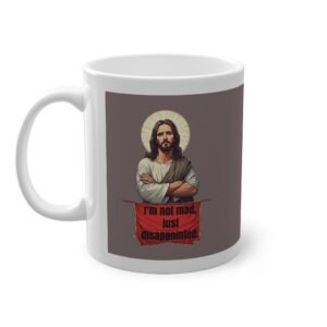 Disappointed Jesus Grey | Keramička šalica