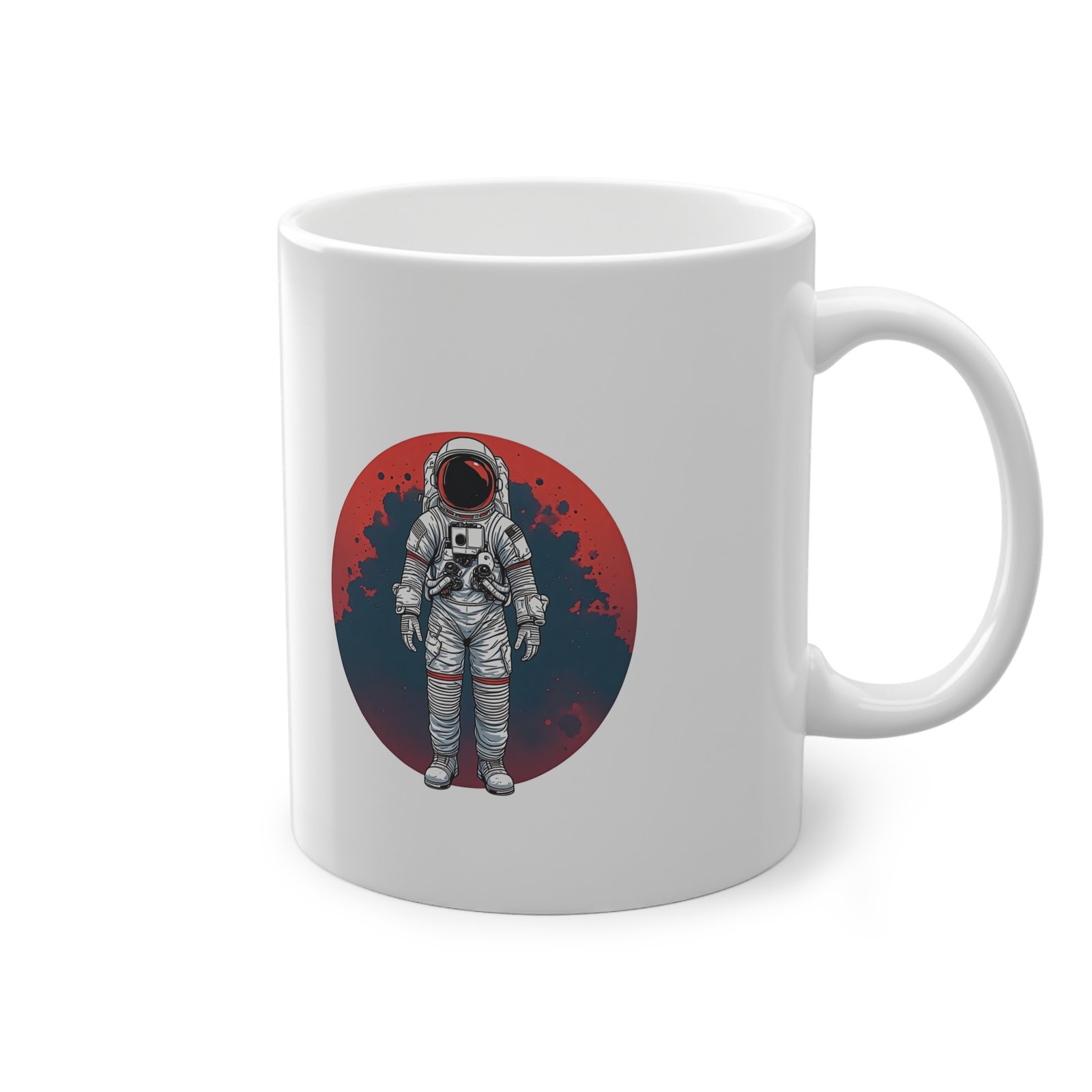 Astronaut White | Keramička šalica - Slika 3