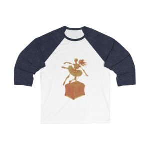 Skeletons dancing | Unisex baseball majica s 3/4 rukavima