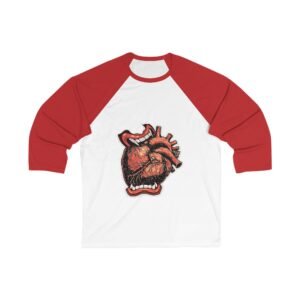 Heart | Unisex baseball majica s 3/4 rukavima