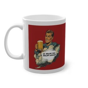 Beer Man 3 Red | Keramička šalica